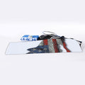 Eagle American Flag Print Sports Towel