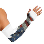 Eagle American Flag Print Sun Protection Arm Sleeves