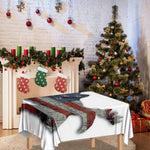 Eagle American Flag Print Tablecloth