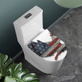 Eagle American Flag Print Toilet Lid Cover