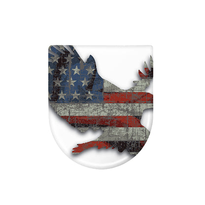 Eagle American Flag Print Toilet Lid Cover