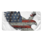 Eagle American Flag Print Towel