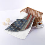 Eagle American Flag Print Towel