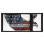 Eagle American Flag Print Trifold Wallet
