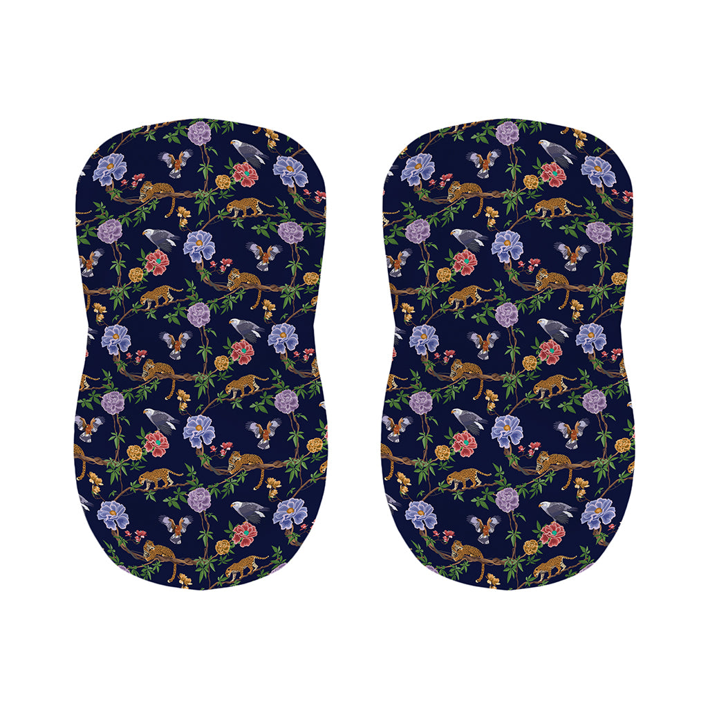 Eagle And Jaguar Pattern Print Bar Stool Covers