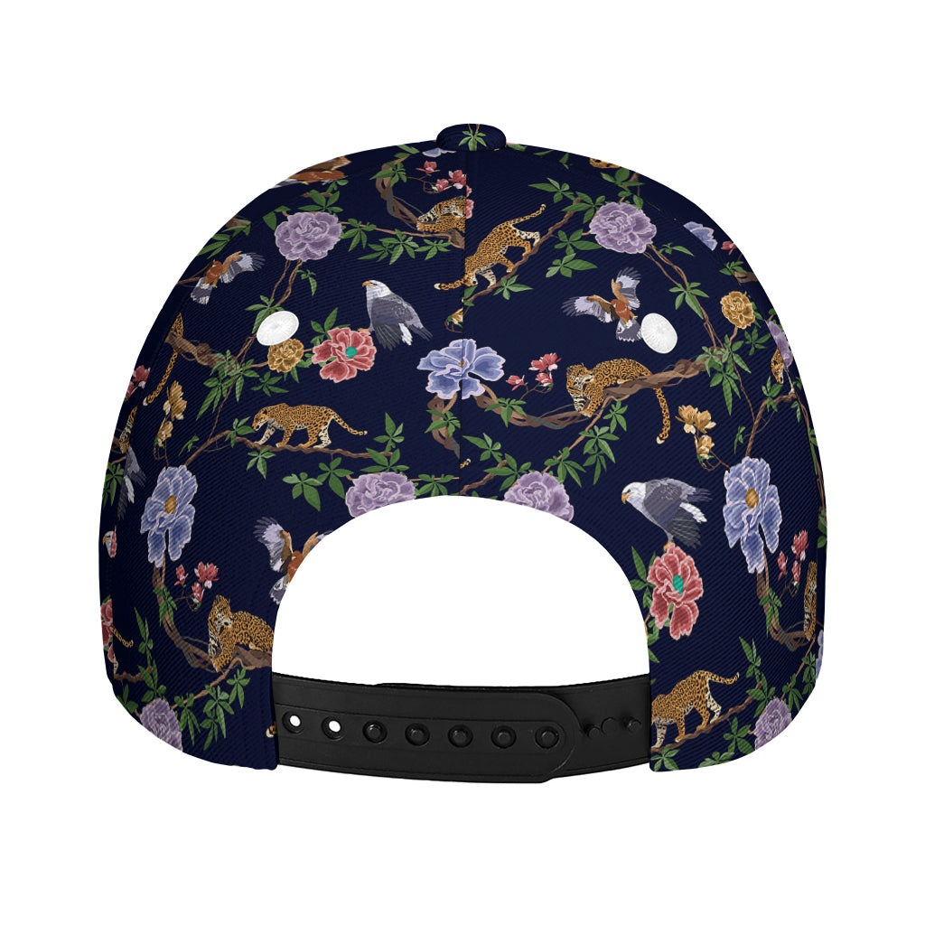 Eagle And Jaguar Pattern Print Baseball Cap