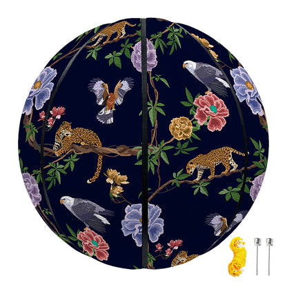 Eagle And Jaguar Pattern Print Basketball