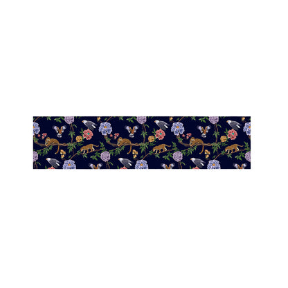 Eagle And Jaguar Pattern Print Bed Runner