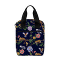Eagle And Jaguar Pattern Print Bible Tote Bag