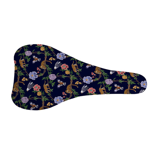 Eagle And Jaguar Pattern Print Bicycle Seat Cover
