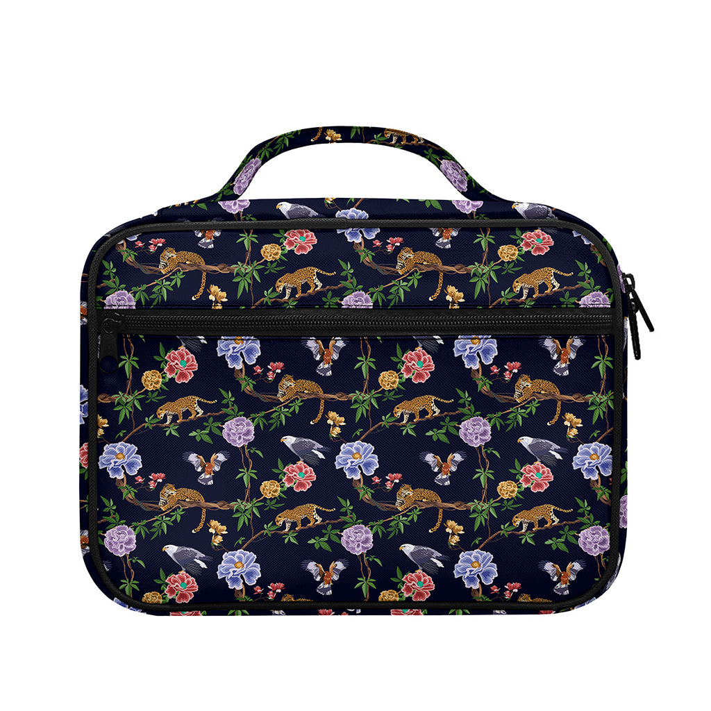 Eagle And Jaguar Pattern Print Briefcase Bible Bag