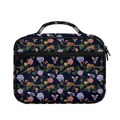 Eagle And Jaguar Pattern Print Briefcase Bible Bag