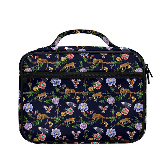 Eagle And Jaguar Pattern Print Briefcase Bible Bag