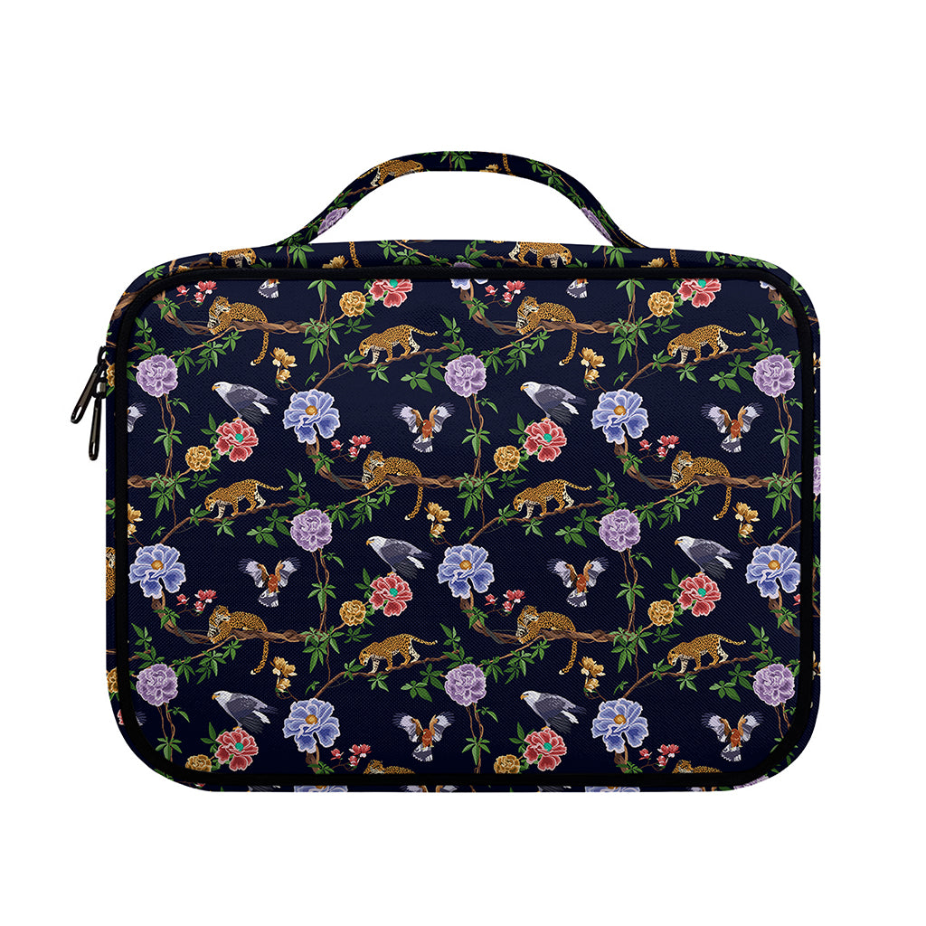 Eagle And Jaguar Pattern Print Briefcase Bible Bag