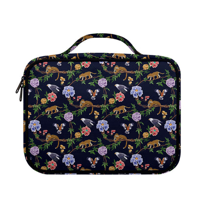 Eagle And Jaguar Pattern Print Briefcase Bible Bag