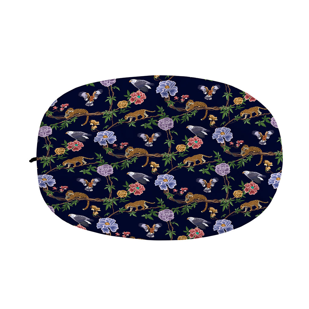 Eagle And Jaguar Pattern Print Car Side Mirror Covers