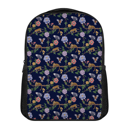 Eagle And Jaguar Pattern Print Casual Backpack