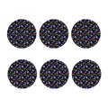 Eagle And Jaguar Pattern Print Coaster Set