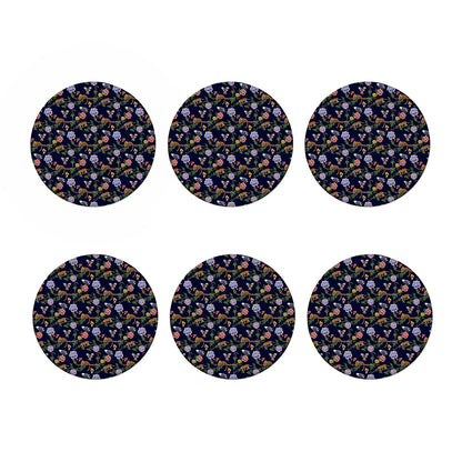Eagle And Jaguar Pattern Print Coaster Set
