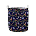 Eagle And Jaguar Pattern Print Collapsible Laundry Basket