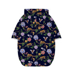 Eagle And Jaguar Pattern Print Dog Zip Up Hoodie