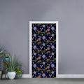 Eagle And Jaguar Pattern Print Door Sticker