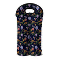 Eagle And Jaguar Pattern Print Double Neoprene Wine Tote