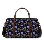 Eagle And Jaguar Pattern Print Duffle Bag