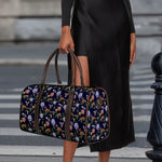 Eagle And Jaguar Pattern Print Duffle Bag