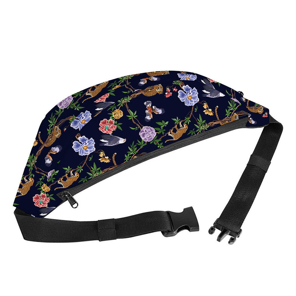 Eagle And Jaguar Pattern Print Fanny Pack