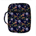 Eagle And Jaguar Pattern Print Front Pocket Bible Bag