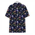Eagle And Jaguar Pattern Print Hawaiian Shirt