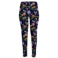Eagle And Jaguar Pattern Print High-Waisted Pocket Leggings