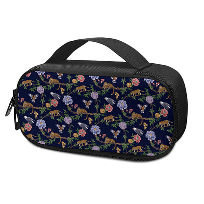 Eagle And Jaguar Pattern Print Insulin Cooler Travel Case