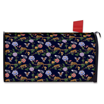 Eagle And Jaguar Pattern Print Mailbox Cover