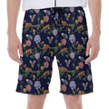 Eagle And Jaguar Pattern Print Men's Beach Shorts