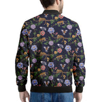 Eagle And Jaguar Pattern Print Men's Bomber Jacket