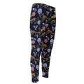 Eagle And Jaguar Pattern Print Men's Compression Pants