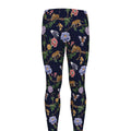 Eagle And Jaguar Pattern Print Men's Leggings