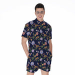 Eagle And Jaguar Pattern Print Men's Rompers