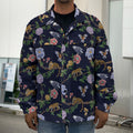 Eagle And Jaguar Pattern Print Men's Shirt Jacket