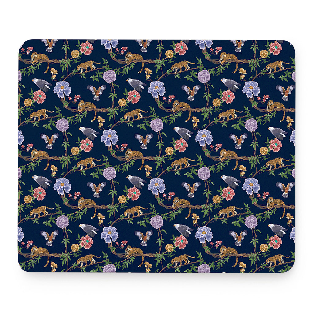 Eagle And Jaguar Pattern Print Mouse Pad