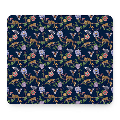 Eagle And Jaguar Pattern Print Mouse Pad
