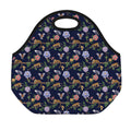 Eagle And Jaguar Pattern Print Neoprene Lunch Bag