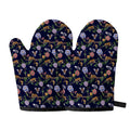 Eagle And Jaguar Pattern Print Oven Mitts