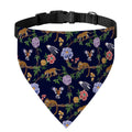 Eagle And Jaguar Pattern Print Over The Collar Dog Bandana