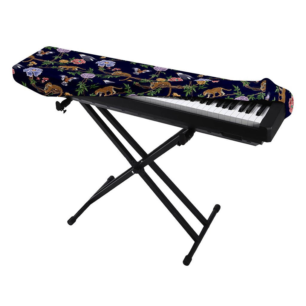 Eagle And Jaguar Pattern Print Piano Keyboard Cover