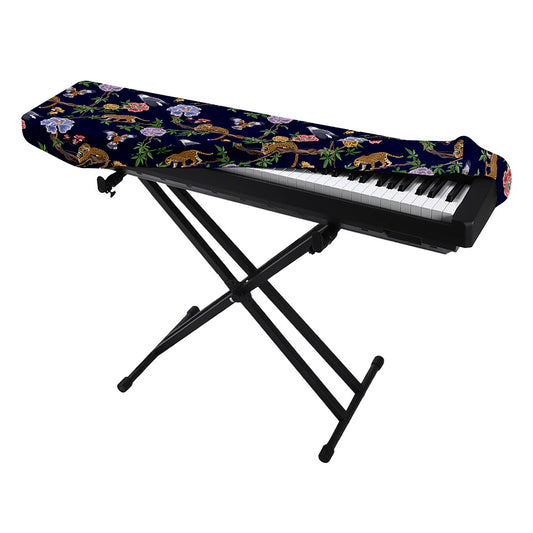 Eagle And Jaguar Pattern Print Piano Keyboard Cover