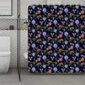 Eagle And Jaguar Pattern Print Polyester Shower Curtain