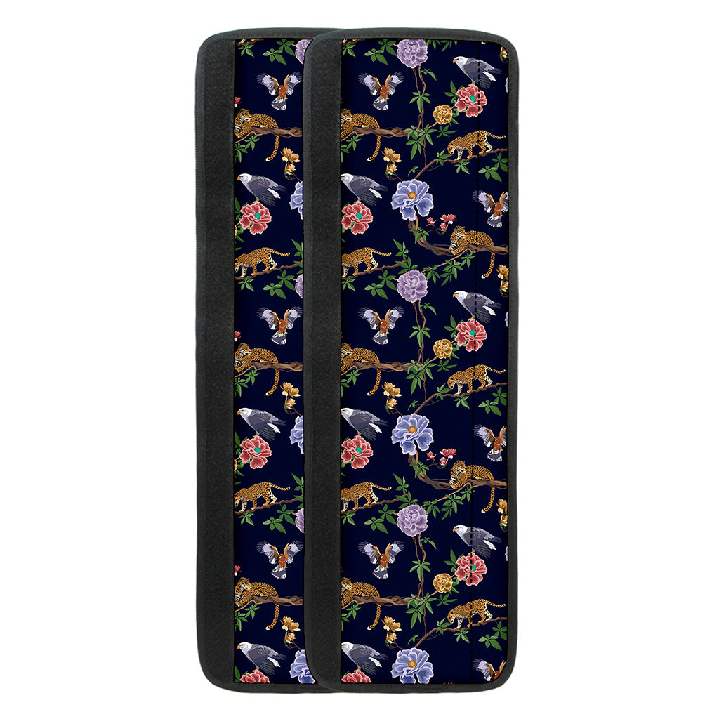 Eagle And Jaguar Pattern Print Refrigerator Handle Covers